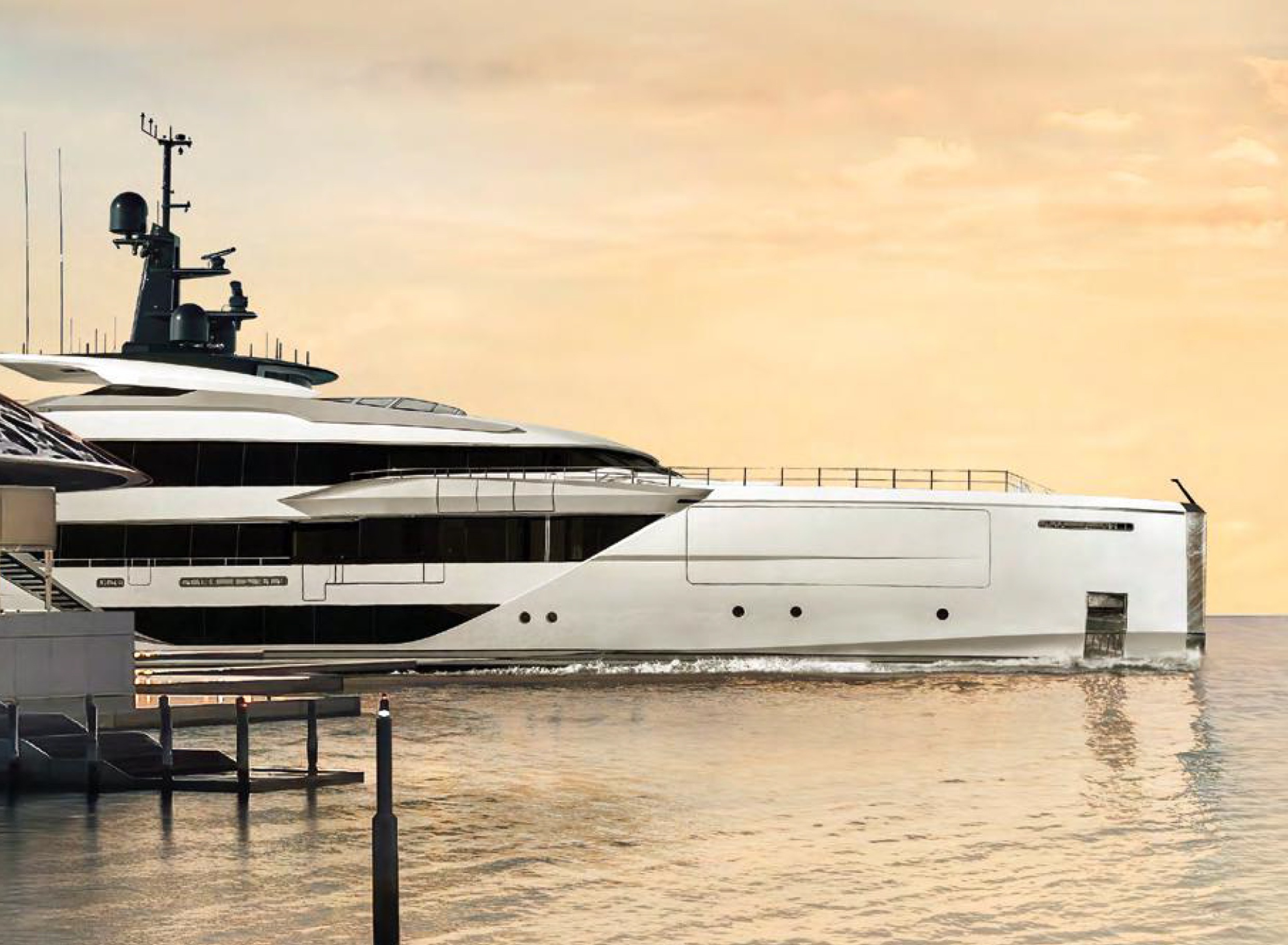 A yacht on calm water at sunset, from the Marina Marsa Maroc company profile